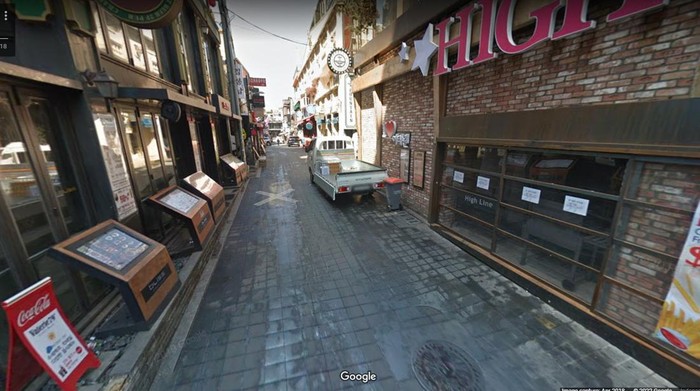Itaewon-ro lokasi terjadinya tragedi yang menewaskan 151 orang di Seoul, Korea Selatan