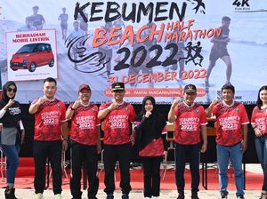 Yuk Ikutan, Kebumen Beach Half Marathon Berhadiah Mobil Listrik