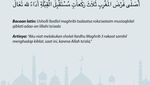 Bacaan Niat Sholat 5 Waktu, Arab, Latin dan Artinya