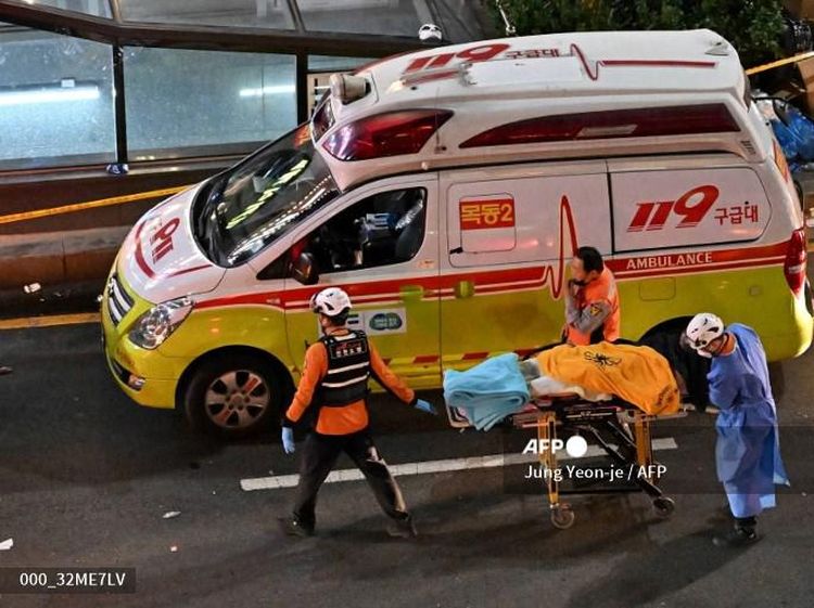Potret Suasana Mencekam Tragedi Itaewon, 149 Tewas Diduga Serangan Jantung