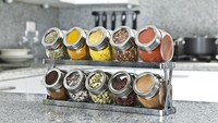 Aneka bumbu rempah juga sebaiknya tak disimpan di atas meja dapur. Alasannya lebih karena kualitas bubuk rempah bakal menurun jika sering terpapar panas dari api atau oven. Lebih baik simpan bumbu ini di lemari dapur.