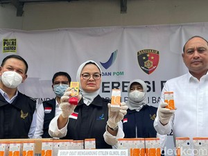 BPOM Pidanakan Unibebi Terkait Obat Sirup Tercemar EG