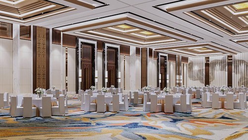Desain modern elegan The Imperial Grand Ballroom