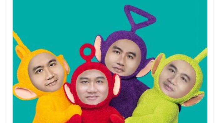 Foto profil Gibran Rakabuming Raka kini berganti Teletubbies, Senin (31/10/2022).