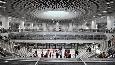Futuristik! Atap di Stasiun Bawah Tanah Ini Mirip Black Hole