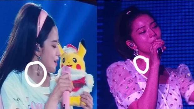 Jisoo BLACKPINK terlihat punya benjolan di leher