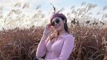 Senangnya Julia Vio Liburan ke Korea Selatan