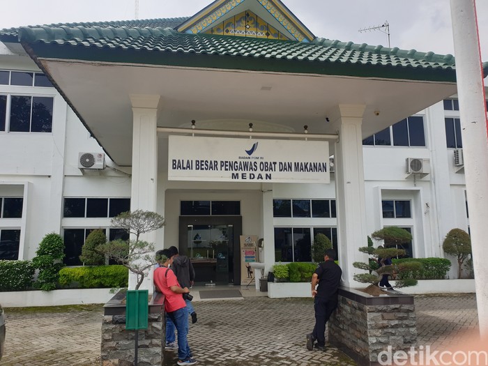 Kantor Balai BPOM Medan (Goklas Wisely/detikSumut)