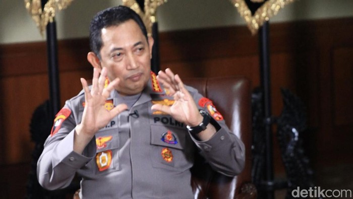 Wawancara Kapolri Jenderal Listyo Sigit Prabowo dengan tim detikcom.