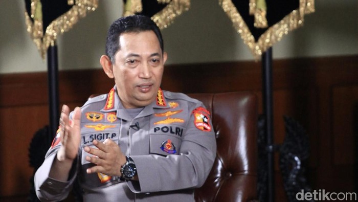 Wawancara Kapolri Jenderal Listyo Sigit Prabowo dengan tim detikcom.