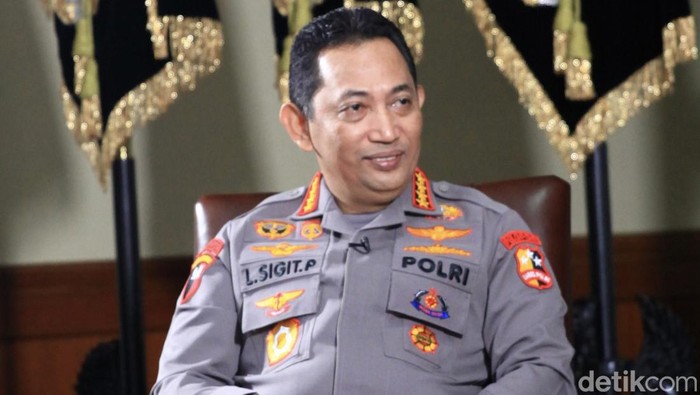 Wawancara Kapolri Jenderal Listyo Sigit Prabowo dengan tim detikcom.