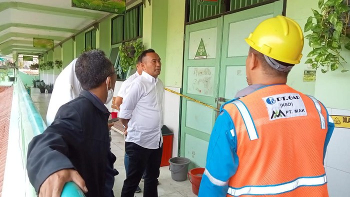 Kebakaran terjadi di SMA Negeri 34 Jakarta, Pondok Labu, Cilandak, Jakarta Selatan, pagi tadi. Polisi masih menyelidiki penyebab kebakaran tersebut. (dok Istimewa)