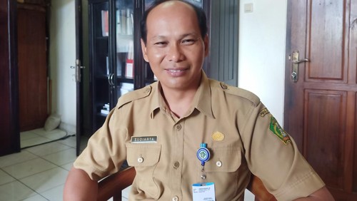 Kepala Dinas Pekerjaan Umum, Penataan Ruang, Perumahan dan Kawasan Pemukiman (PUPRPKP) Jembrana, I Wayan Sudiarta, Senin (31/10/2022).