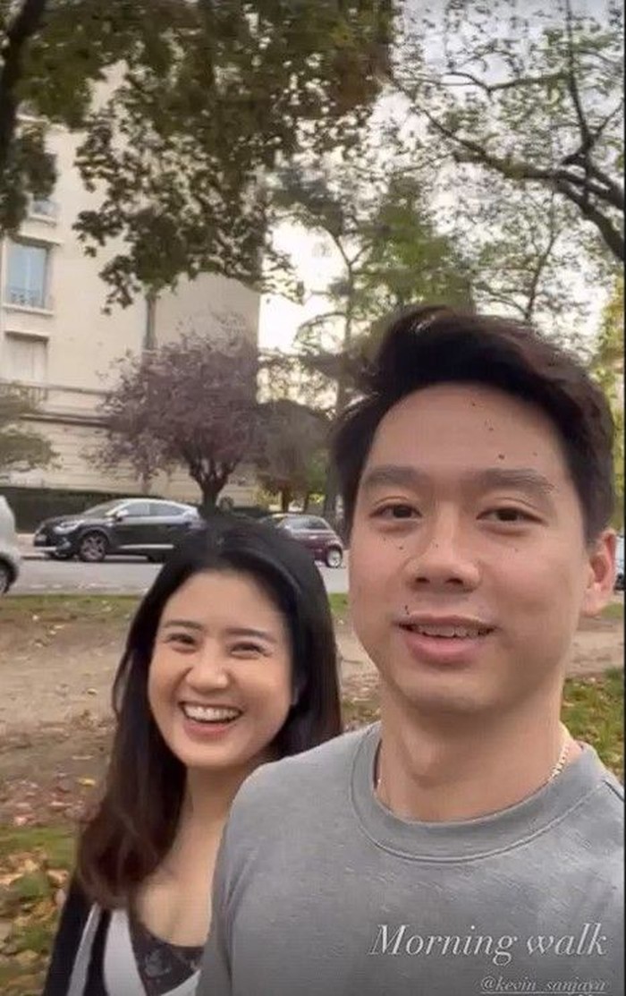 Kevin Sanjaya dan Valencia Tanoesoedibjo Kevin Sanjaya dan Valencia Tanoesoedibjo