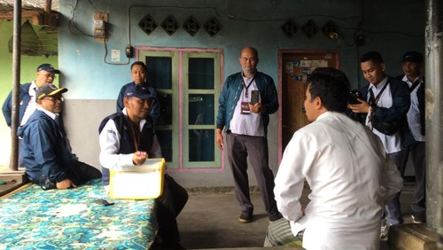 KPU NTB verifikasi faktual keanggotaan dan pengurus parpol di Lombok Tengah, Senin (31/10/2022).