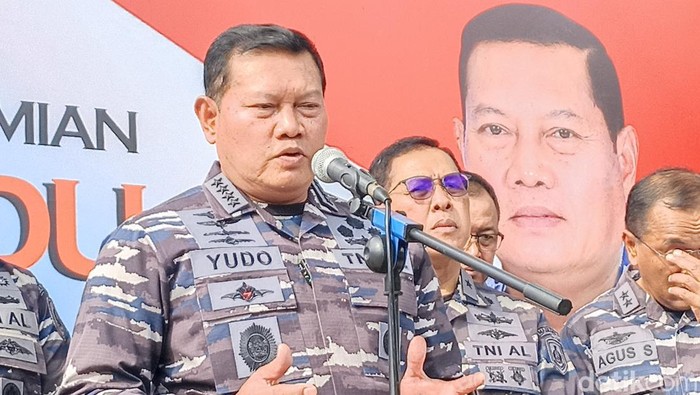 KSAL Laksamana TNI Yudo Margono menegaskan prajuritnya siap mengamankan KTT G20 di Bali. TNI AL mengerahkan 3.000 personel, KRI, hingga helikopter. (Wildan N/detikcom)