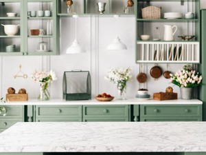 Meja Dapur dari Granit atau Kuarsa, Ini Pertimbangannya