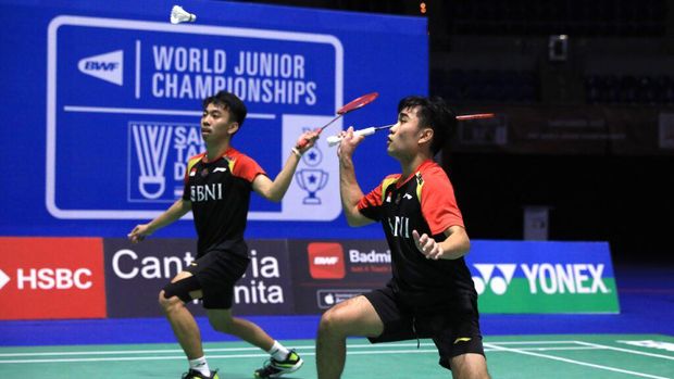 Muh Putra Erwiansyah/Patra Harapan Rindorindo di final Kejuaraan Dunia Junior 2022