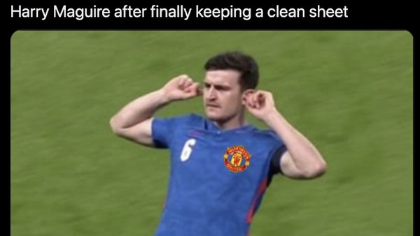 Meme-meme MU Tutup Gawang, Maguire Akhirnya Clean Sheet