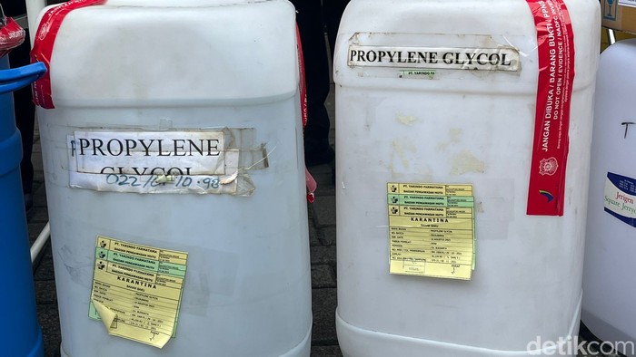 pelarut propilen glikol sumber cemaran EG-DEG