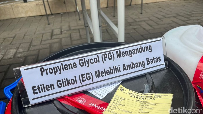 pelarut propilen glikol sumber cemaran EG-DEG