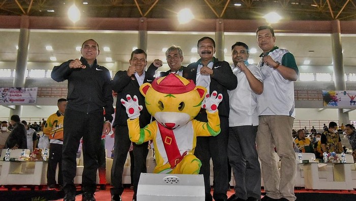 Peluncuran maskot PON XXI (Foto: Istimewa)