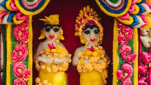 Ilustrasi menikah Bali.