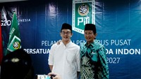Lexyndo Hakim bersama Imam Besar Masjid Istiqlal KH. Nasaruddin Umar usai bersilaturahmi dan mengisi acara pelantikan pengurus Persatuan Islam Tionghoa Indoesia (PITI) Periode 2022-2027.