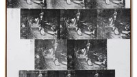 Lukisan itu berdasarkan pada foto terseram yang ada dalam artikel kecelakaan mobil mengerikan pada 3 Juni 1963. Karyanya disebut Andy Warhol sebagai jika berdarah, itu mengarah.  Foto: Courtesy of Sothebys