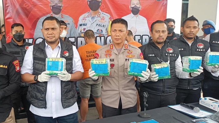Rilis pengungkapan kasus narkoba di Polres Tangsel