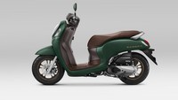 Ini tampilan Honda Prestige Green. Warna hijaunya melabur dari bidy, velg, dan jok. Foto: Astra Honda Motor