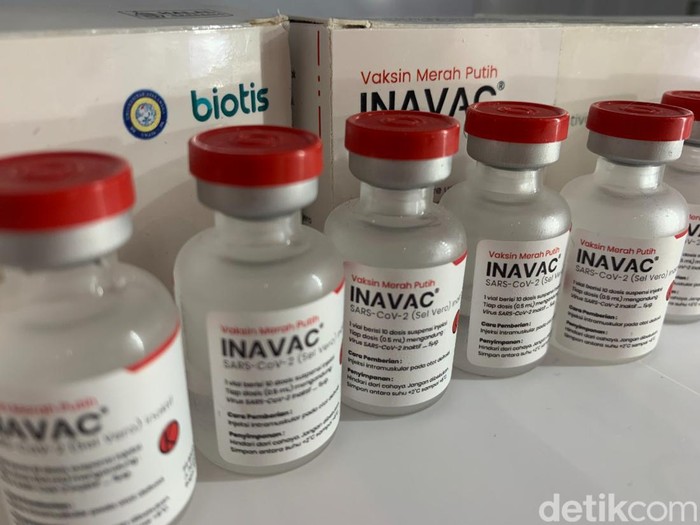 Vaksin Inavac atau Vaksin Merah Putih Unair yang siap digunakan untuk umum
