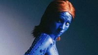 Mystique merupakan karakter fiksi dari komik Marvel.  Foto: dok Instagram @anyageraldine