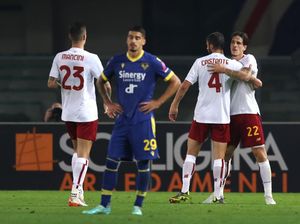 Verona Vs Roma: Menang 3-1, Giallorossi Naik ke Zona Liga Champions