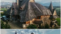 Muggle pasti enggak bakalan bisa melihat rumah ini. Foto: Dok. BoredPanda