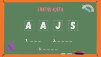 Dari empat huruf random ini bisa jadi tiga kata, apa saja itu?