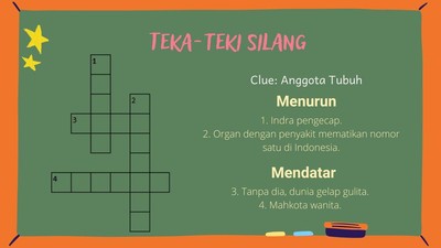 Bisa Jawab Cepat? Teka-teki Silang Ini Harusnya Nggak Bikin Mikir Keras