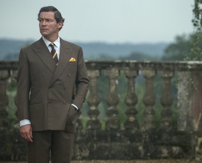 Penampilan Dominic West di The Crown musim kelima.