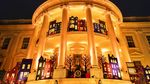 Penampakan Gedung Putih Glowing Rayakan Halloween