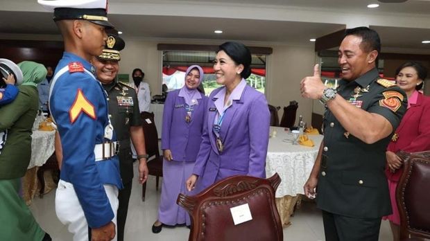 KSAD Jenderal Dudung Abdurachman menghadiri wisuda Prabhatar Akademi TNI-Akpol di Akmil Magelang, Jateng.