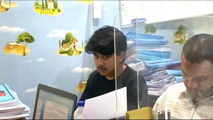 MAA saat diamankan di Polrestabes Medan. (Foto: Istimewa)