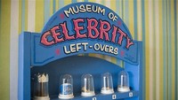 Museum kecil tersebut diberi nama Museum of Celebrity Left-Overs. Sesuai dengan namanya, benda yang dipamerkan merupakan makanan sisa dari para selebriti yang pernah berkunjung. Foto: Istimewa