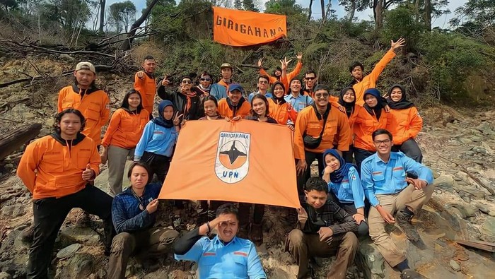Organisasi mahasiswa pecinta alam (mapala) Girigahana mengajukan permohonan dialog dengan pihak rektorat Universitas Pembangunan Nasional (UPN) Veteran Jakarta. (dok Girigahana)