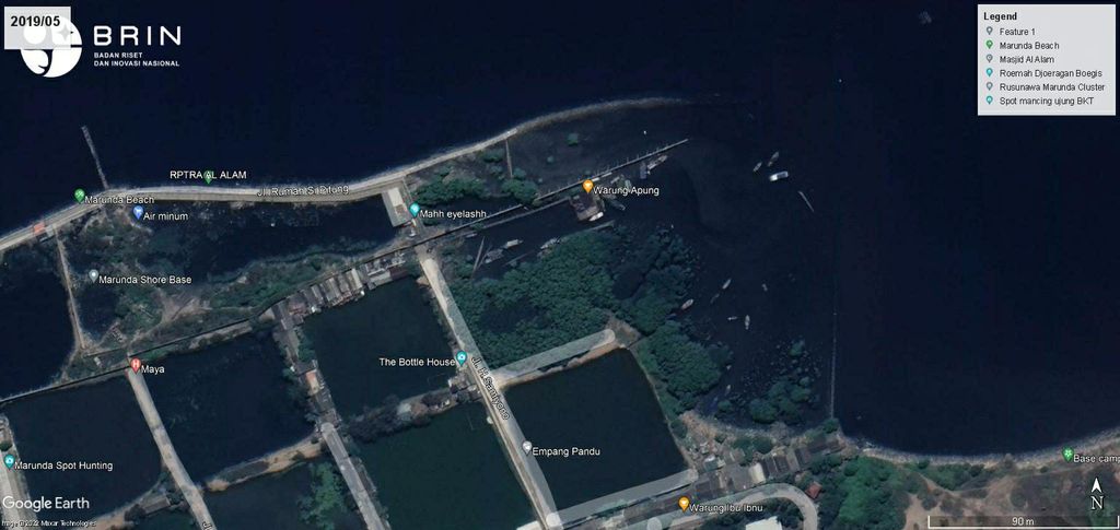 Perkembangan mangrove di Pantai Marunda