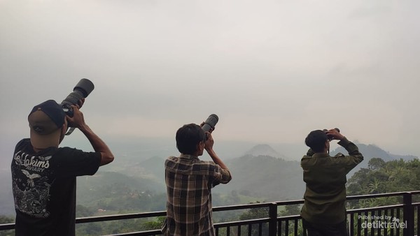 Ribuan raptor melintasi Pegunungan Sanggabuana pada Oktober 2022 dan menjadi daya tarik wisata minat khusus di Puncak Sempur. Foto SCF Ribuan raptor melintasi Pegunungan Sanggabuana pada Oktober 2022 dan menjadi daya tarik wisata minat khusus di Puncak Sempur. Foto SCF