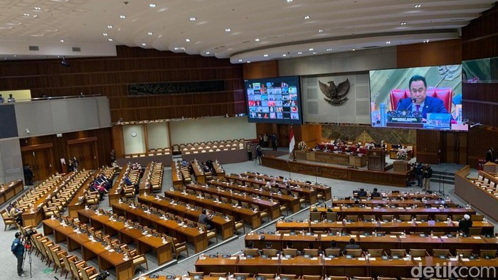 Rapat paripurna DPR RI Selasa (1/11/2022). (Firda Cynthia Anggrainy/detikcom).