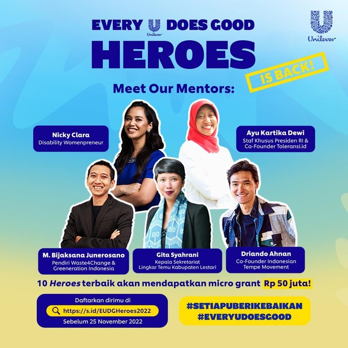 Unilever ‘Every U Does Good Heroes’ Digelar Lagi, Ini Kata Para Alumni
