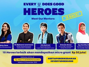 Unilever Indonesia Ajak Anak Muda Ikuti Every U Does Good Heroes 2022