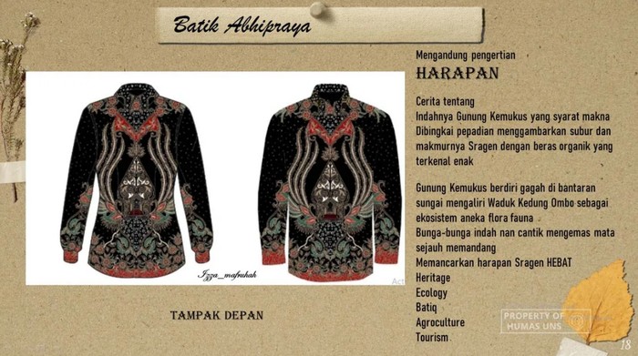 2 Batik Sragen Dipatenkan
