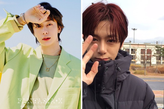 Hyungwon MONSTA X dinilai jauh lebih tampan saat dilihat secara langsung. Saking tampannya, netizen Korea menyebut dia tak punya wajah manusia melainkan wajah alien. Foto: dok. Starship Entertainment, dok. Twitter @luvmoneks